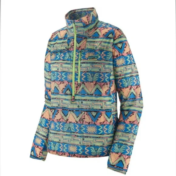 NWT PATAGONIA 1/2 ZIP PULLOVER HOUDINI STASH WIND BREAKER